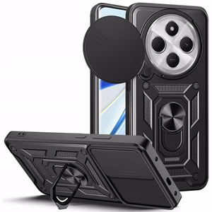 Tech-Protect CamShield Pro viedtālruņa apvalks Xiaomi Redmi 14C / Poco C75 - melns