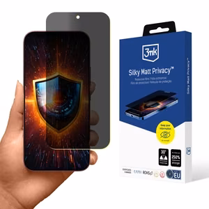 Poco F9 Ultra – 3mk Silky Matt Privacy – privātuma filtrs