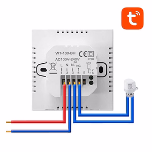 Avatto ZWT100 viedais termostats 3A ZigBee ūdens sildītājam TUYA