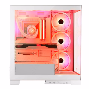 Modecom Volcano SPACE APEX ARGB MIDI Midi Tower balts datora korpuss