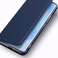 Dux Ducis Skin Pro viedtālruņa apvalks Honor Magic5 Flip karšu maciņš statīvs zila