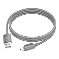 Kabelis USB A uz Micro USB Hoco 2,4A 1 m X113 pelēks