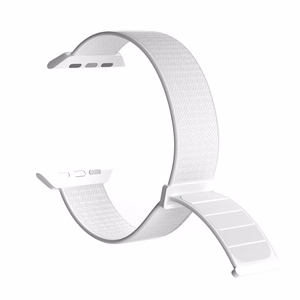 Puro Sport neilona siksniņa Apple Watch 42 / 44 / 45 / 49 mm – baltā krāsā