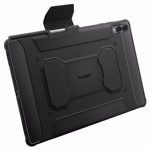 Spigen Rugged Armor „Pro“ apvalks Samsung Galaxy Tab S11 Ultra 14.6 planšetdatoram - melns