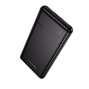 Borofone Внешний аккумулятор 10000mAh BJ88 Clever - 2xUSB - чёрный