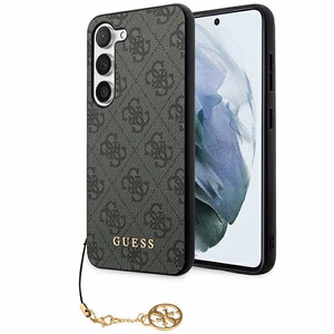 Guess 4G Charms Collection viedtālruņa apvalks Samsung Galaxy A35 - melns