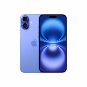 Apple iPhone 16 Plus Ultramarine 6.7 " Super Retina XDR 2796 x 1290 pixels A18 Internal RAM 8 GB 128 GB Dual SIM 4G 5G Main camera resolution 48+12 MP Secondary camera resolution 12 MP iOS 18