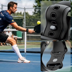 Spigen Liquid Air Pro maciņš ar siksniņu un 9H rūdīts stikls Apple Watch Ultra 49 mm, melni