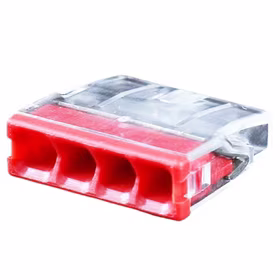 Savienotājs vadiem, 4x 0.5-2.5mm², 24A, 450V, 100 gab.