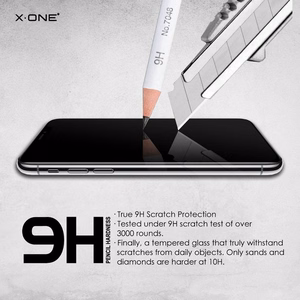 Aizsargstikls pilna pārklājuma ārkārtīgi stiprs matētais (ar pilnu līmējumu) tempered stikls 9H - paredzēts iPhone 11 Pro