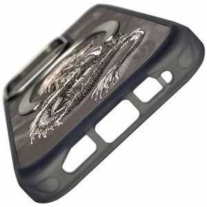 Nimmy Dragon MagSafe Case for iPhone 16 Pro - Gray