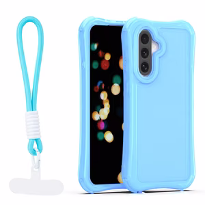 Safepop case with strap for Samsung Galaxy A36 5G / A56 5G / A37 5G blue