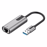 Vention USB 3.0-A uz Gigabit Ethernet adapteris pelēks 0.15m alumīnija