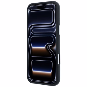 BMW Sign Deboss Quilted Metal Logo vāciņš modelim iPhone 18 Pro Max / 17 Pro Max, saderīgs ar MagSafe – tumši pelēks