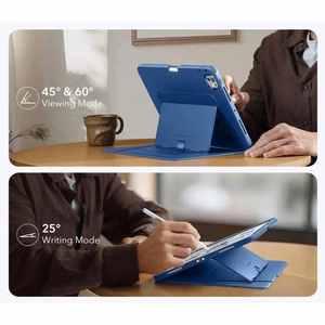 ESR Flip Hybrid macins priekš iPad Pro 13 7 / 8 / 2024-2025 - Tumši zils