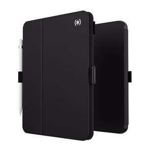 Speck Balance Folio atverams vāciņš ierīcei iPad 11" (2025) / 10.9" (2022), ar Microban pretmikrobu aizsardzību un magnētisku statīvu, melns