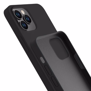 3mk silikona viedtālruņa apvalks iPhone 12 Pro Max - melns