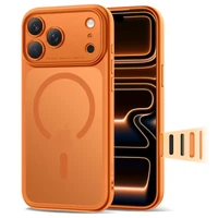 Tech-Protect Magpeak MagSafe CC maciņš iPhone 17 Pro oranžs