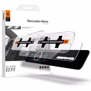 Spigen tempered glass "EZ FIT" SET MERCEDES E-CLASS 2020 / 2021