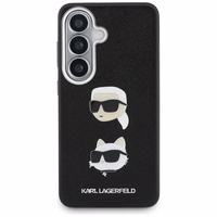 Karl Lagerfeld maciņš Saffiano Double Heads Metal Samsung Galaxy S26 Plus melns