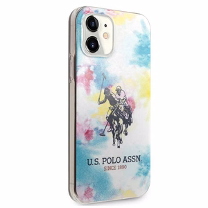 US Polo USHCP12SPCUSML iPhone 12 mini 5,4" viedtālruņa apvalks - daudzkrāsains Tie & Dye Collection