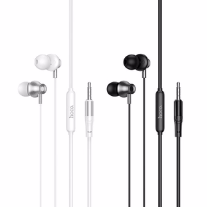 Vadu austiņas ar mikrofonu, Jack 3,5 mm, Hoco M119, sudraba krāsā