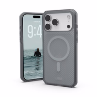 UAG Urban Armor Gear viedtālruņa apvalks DOT saderīgs ar MagSafe iPhone 17 Pro Max pelēks