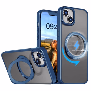 Mag Ring Rotating чехол iPhone 11 темно-синий