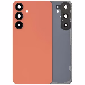 Aizmugures vāciņš saderīgs ar Samsung S936 S25+ / Coral Red / (ar kameras objektīvu) OEM