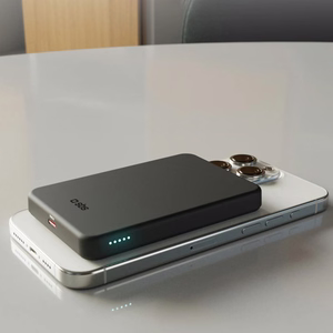 SBS Mag Power Qi2 5000 mAh внешний аккумулятор совместимый с MagSafe - Чёрный