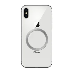 Universāla apaļa plāksne / magnētiskais gredzens saderīgs ar MagSafe sudraba
