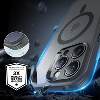 ESR Classic Pro Set Halolock MagSafe Viedtālruņa apvalks iPhone 16 Pro - pelēks