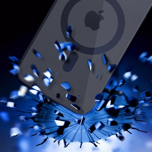 3mk Satin Armor MagCase ar MagSafe iPhone 15 Plus - Caurspīdīgs ar melnu rāmi