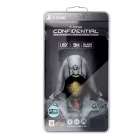 X-ONE Pilns Pārklājums Īpaši Spēcīgs Privātums - iPhone 11 Pro Max (pilna līme) rūdītais stikls 9H