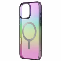 Uniq Iridescia Magclick uzlādes apvalks iPhone 16 Pro Max – melns