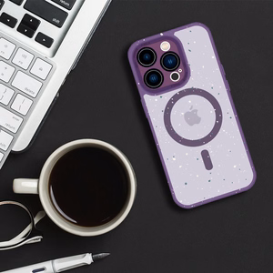 Tel Protect Magnētiskais Splash matētais viedtālruņa apvalks Iphone 15 Pro Max (m) - violets