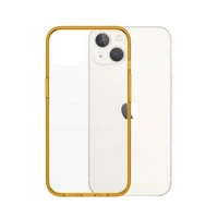 PanzerGlass ClearCase antibakteriālais viedtālruņa apvalks ar Military Grade sertifikātu iPhone 13 / 14 / 15 - caurspīdīgs dzeltens