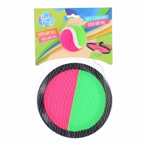 Eddy Toys Super Grip 2 daļu bumbiņas ķeršanas komplekts ar līpošu ķeršanas disku