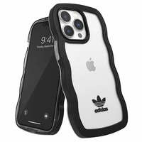 Adidas OR Viedtālruņa apvalks Wavy iPhone 13 Pro /13 6.1" melna-caurspīdīga/melna-caurspīdīga 51900