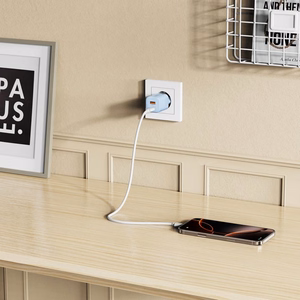 Tech-Protect NCM33W 2 portu PD33W/QC3.0 sienas lādētājs - zils