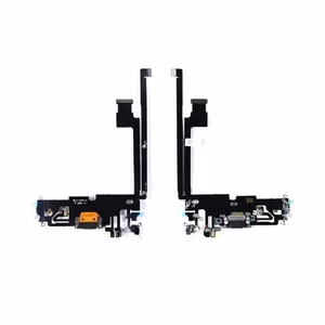 Uzlādes ports saderīgs ar iPhone 12 Pro Max ar Flex / sudrabs / HQ