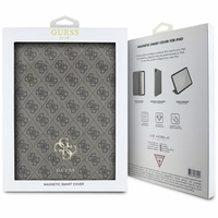 Guess GUFC13RM24PS4SGW iPad Air 13" 2024 brūns Magnētiskais 4G Liels Logotips