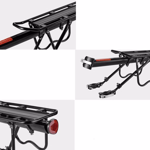 Rockbros Shelves velosipēda bagāžnieks - aizmugurējais, sēdekļa caurules, ātrā atbrīvošana