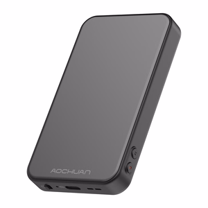 AOCHUAN S3 stabilizators ar papildu ekrānu (melns)