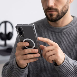Tech-Protect FlexAir Hybrid MagSafe maciņš Samsung Galaxy Z Fold 8, caurspīdīgs
