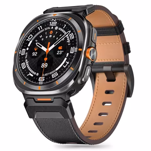TECH-PROTECT DELTA PRO кожаный ремешок Samsung Galaxy Watch Ultra (47 MM) черный
