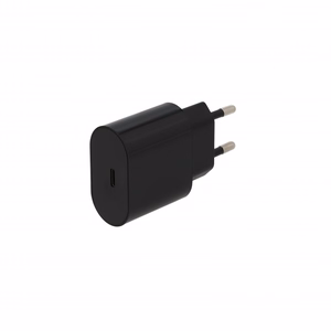 SEEK TOTI 20W Type-C PD Wall Fast Charger with Type-C to Type-C, 1 m PVC Data Cable 3A, Black