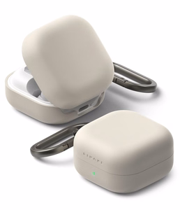 Ringke Silicone maciņš priekš Samsung Galaxy Buds 4 / 4 Pro bēšs
