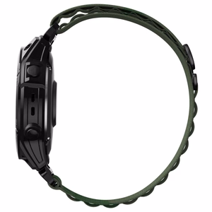 Ремешок Tech-Protect Nylon Pro для Garmin Fenix 5 / 6 / 6 Pro / 7 — темно-зеленый