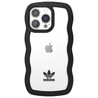 Adidas OR Viedtālruņa apvalks Wavy iPhone 13 Pro /13 6.1" melna-caurspīdīga/melna-caurspīdīga 51900